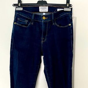 Frame Denim Le Skinny De Jeanne Size 28 Blue